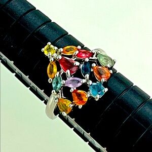 Genuine Sapphires 14KGP Ring